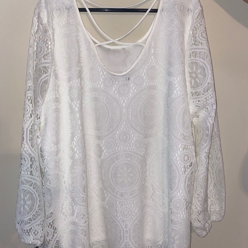 ING Collection Ivory Blouse